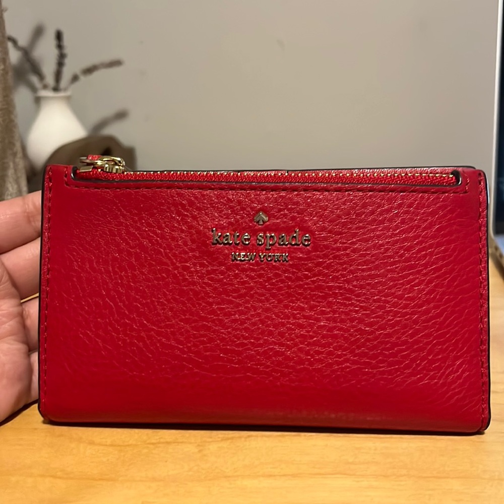 Red Kate spade wallet